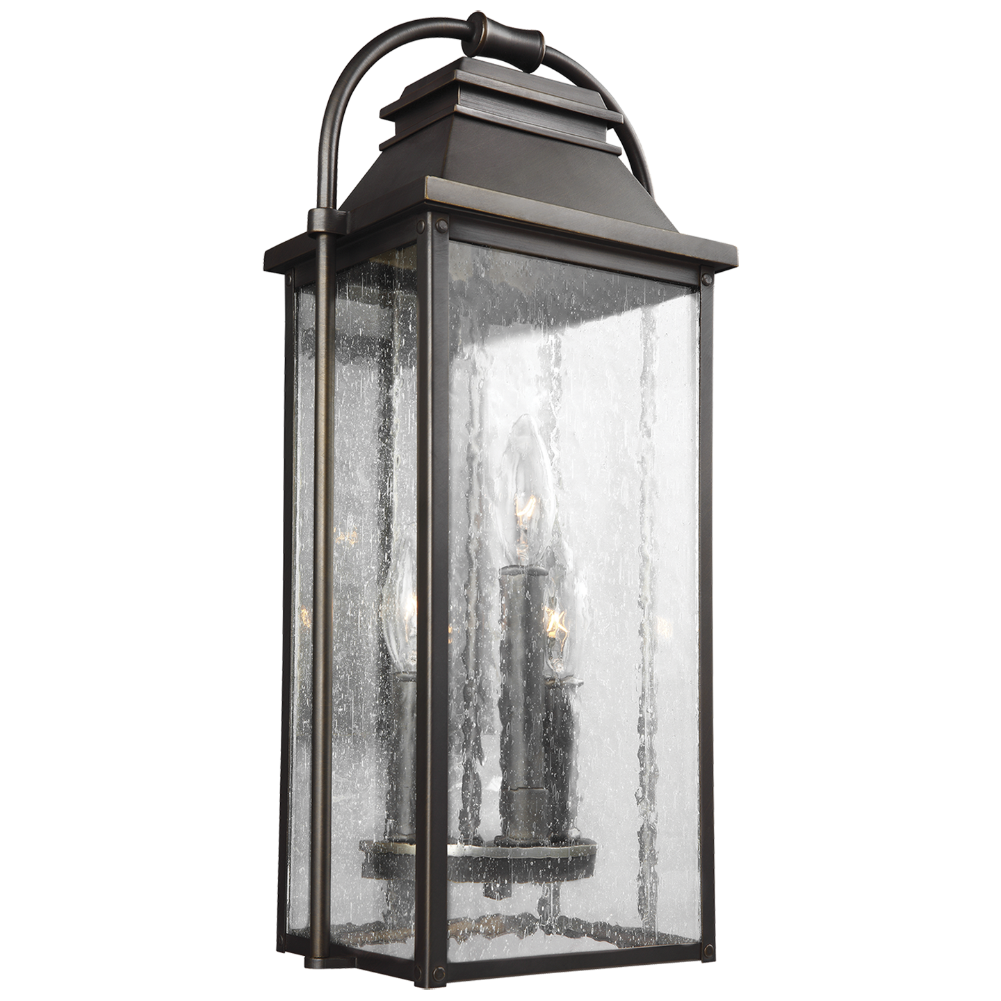Wellsworth Small Lantern LIGHTING - outdoor fixture Visual Comfort - Studio Antique Bronze