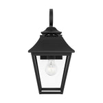 Galena Small Wall Lantern LIGHTING - outdoor fixture Visual Comfort Textured Black