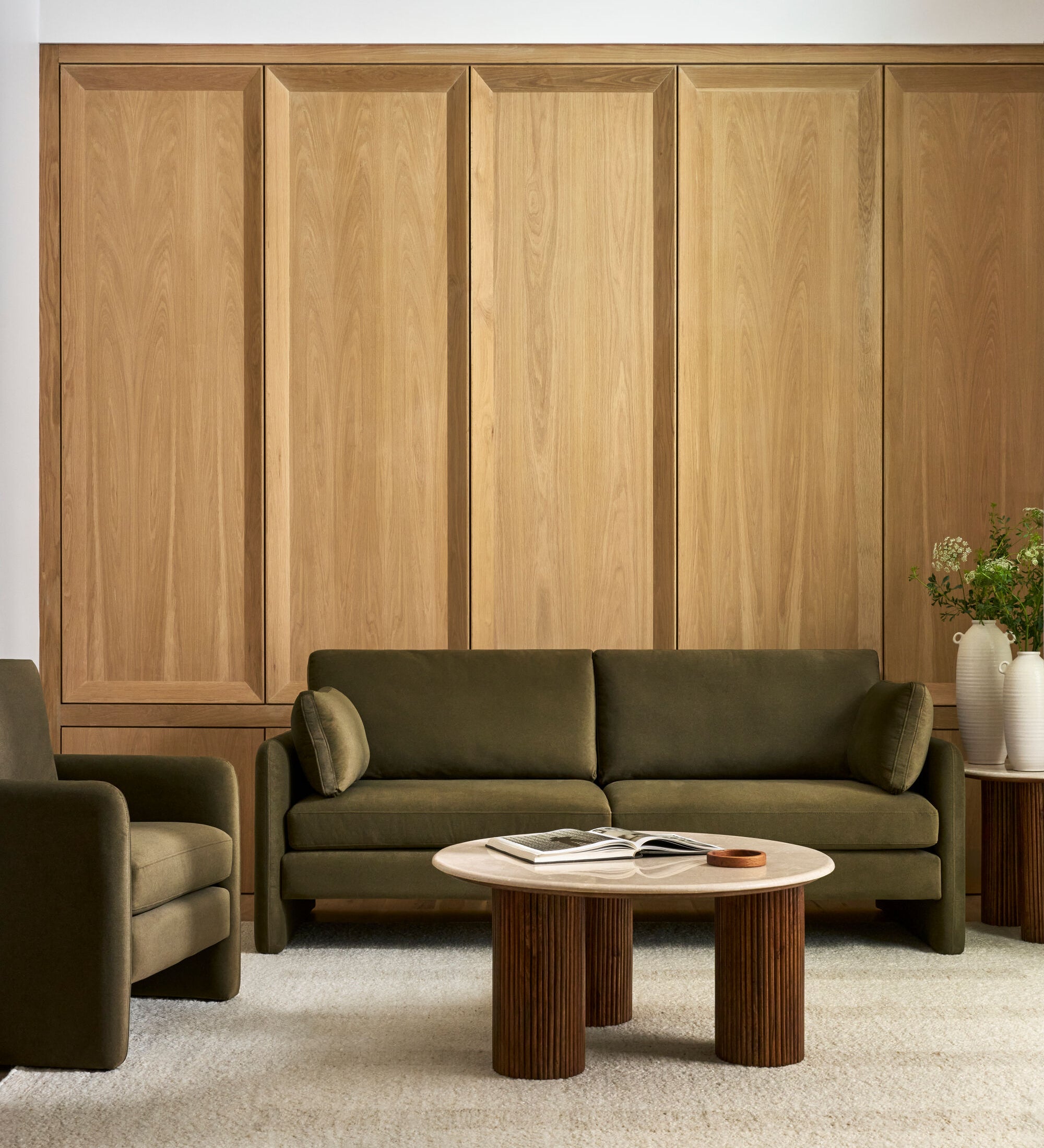 Nicolette 82" Sofa FURNITURE - sofa Surya
