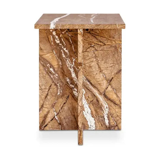 Blane Accent Table 5 - b - FURNITURE - accent table - stone Moe's Furniture Golden Forest Marble