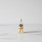 Mini Apothecary Match Bottle - Black Tip - Rug & Weave