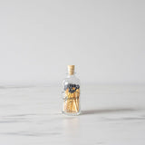 Mini Apothecary Match Bottle - Black Tip - Rug & Weave