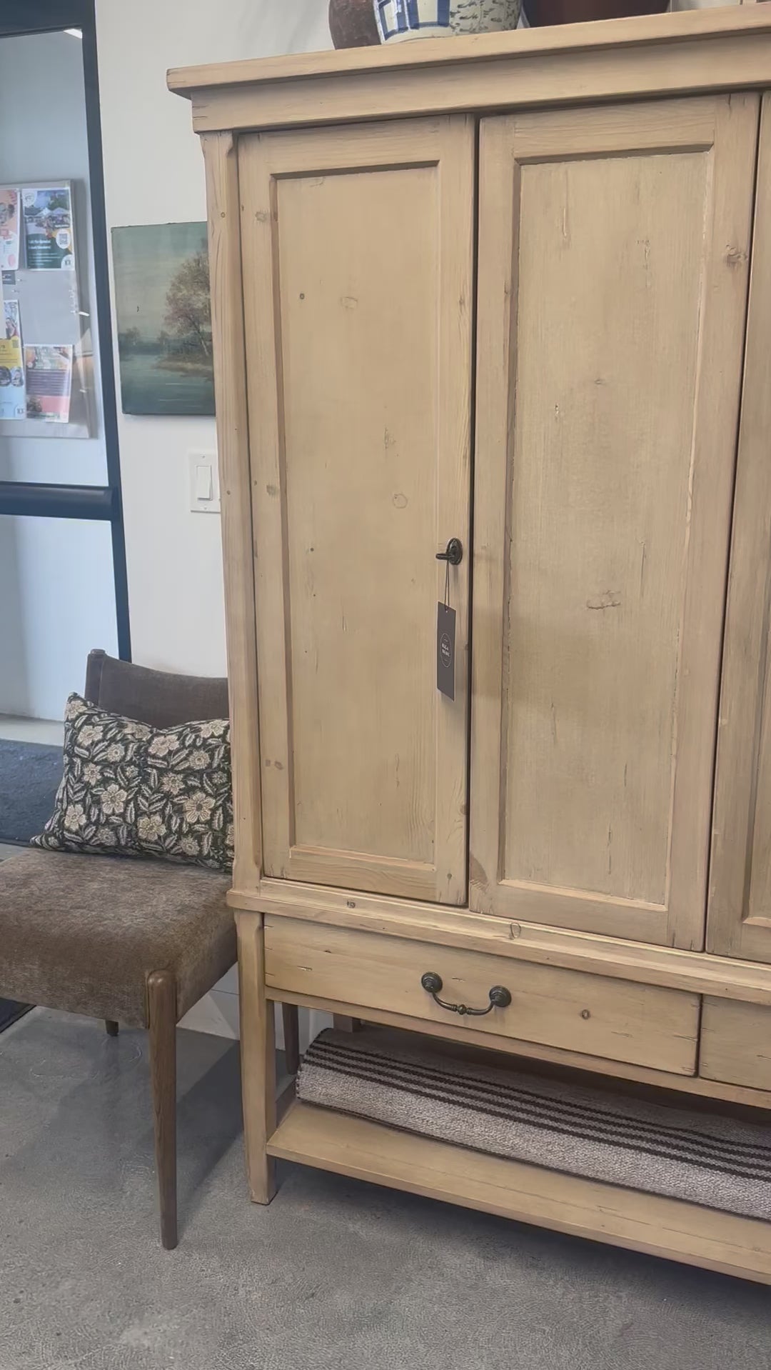 FLOOR MODEL - Brimley Wide Cabinet - Light Pine FURNITURE - floor model Four Hands