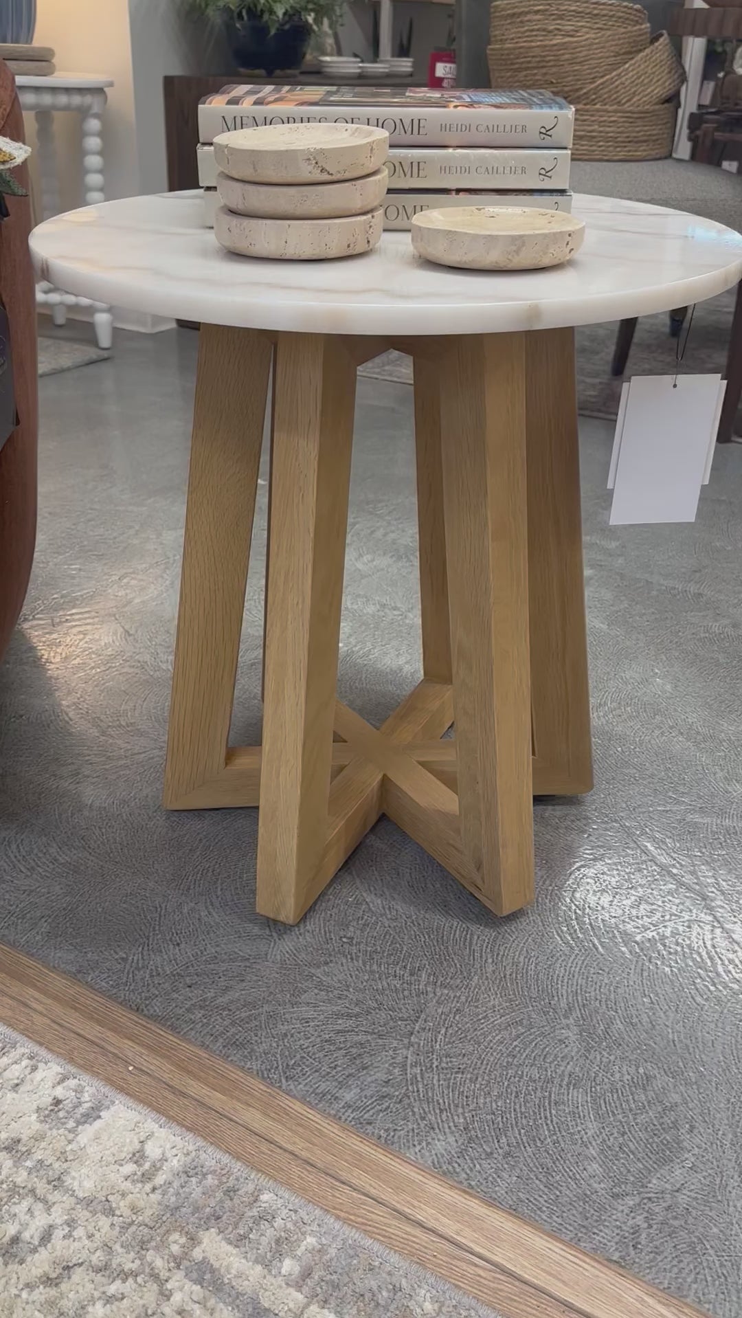 FLOOR MODEL - Creston Side Table FURNITURE - floor model Four Hands