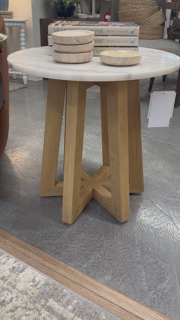 FLOOR MODEL - Creston Side Table FURNITURE - floor model Four Hands