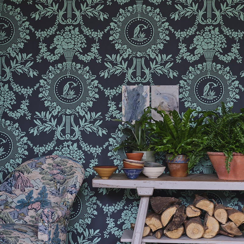 Farrow & Ball Purnon Wallpaper WALLPAPER - Farrow & Ball Farrow & Ball
