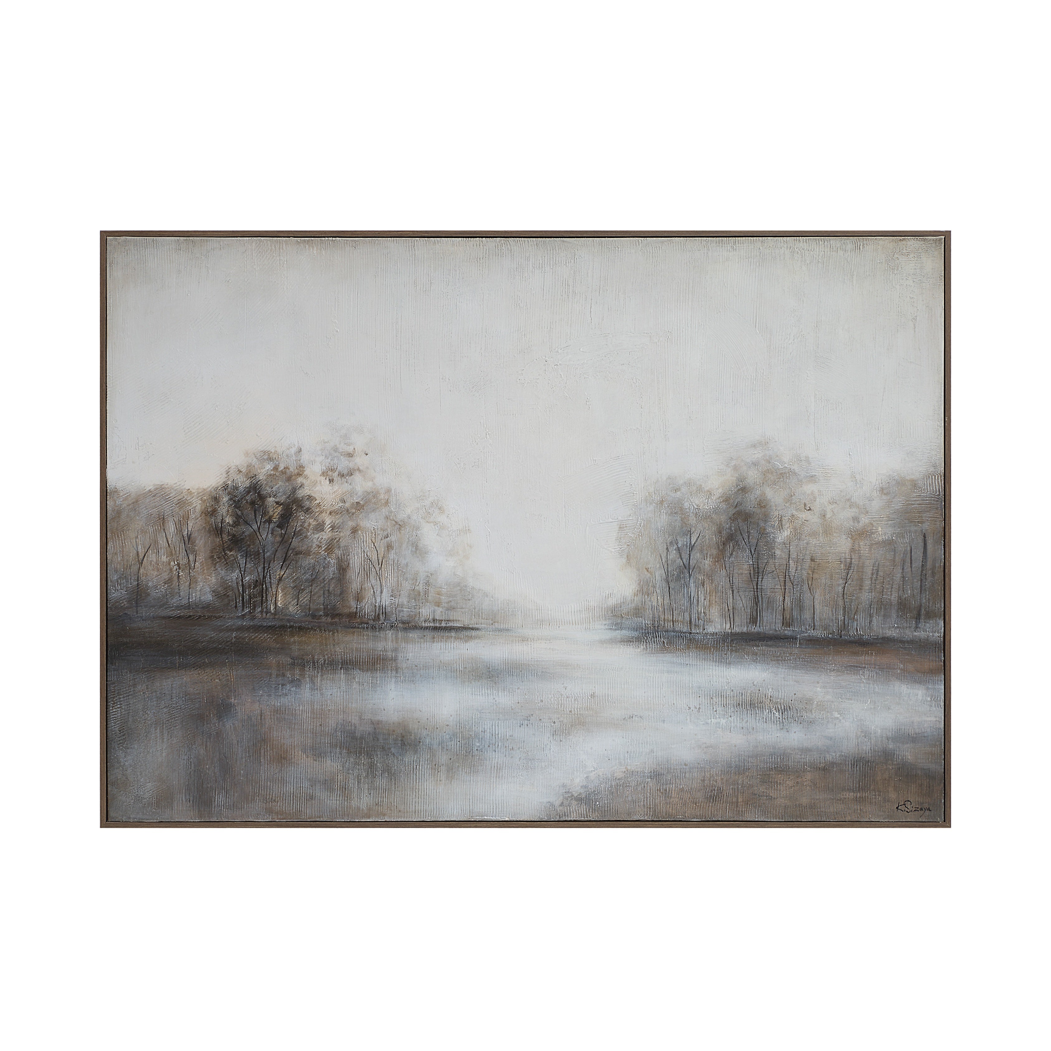 "Cedarlake" Framed Canvas ARTWORK - painting Renwil