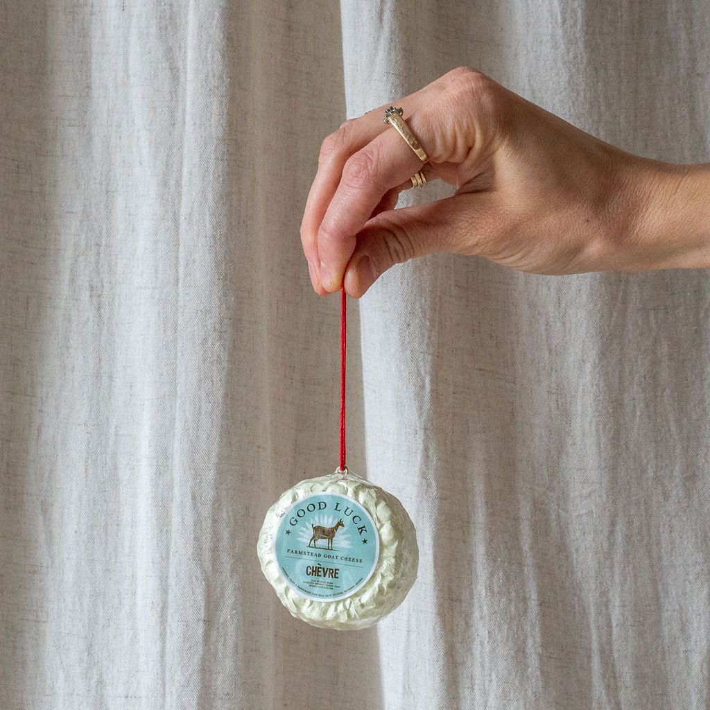 Resin Camembert Cheese Ornament - Rug & Weave