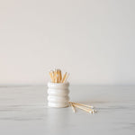 Speckled Ceramic Match Pot matches Mimi & August (Faire)