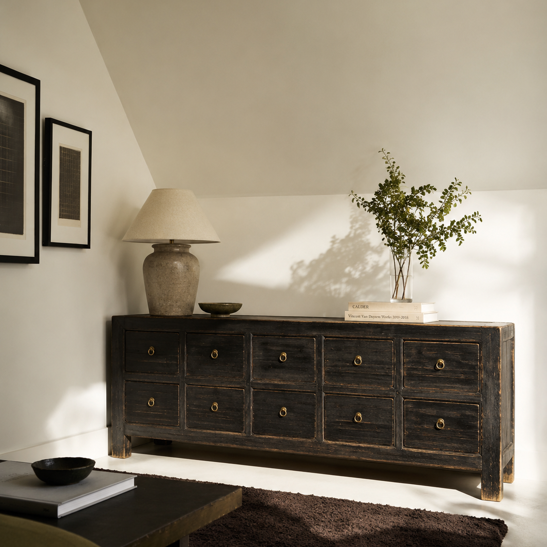 Reid 10 drawer Reclaimed Wood Sideboard 7 - FURNITURE - sideboard/cabinet Hauer Market