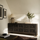 Reid 10 drawer Reclaimed Wood Sideboard 7 - FURNITURE - sideboard/cabinet Hauer Market