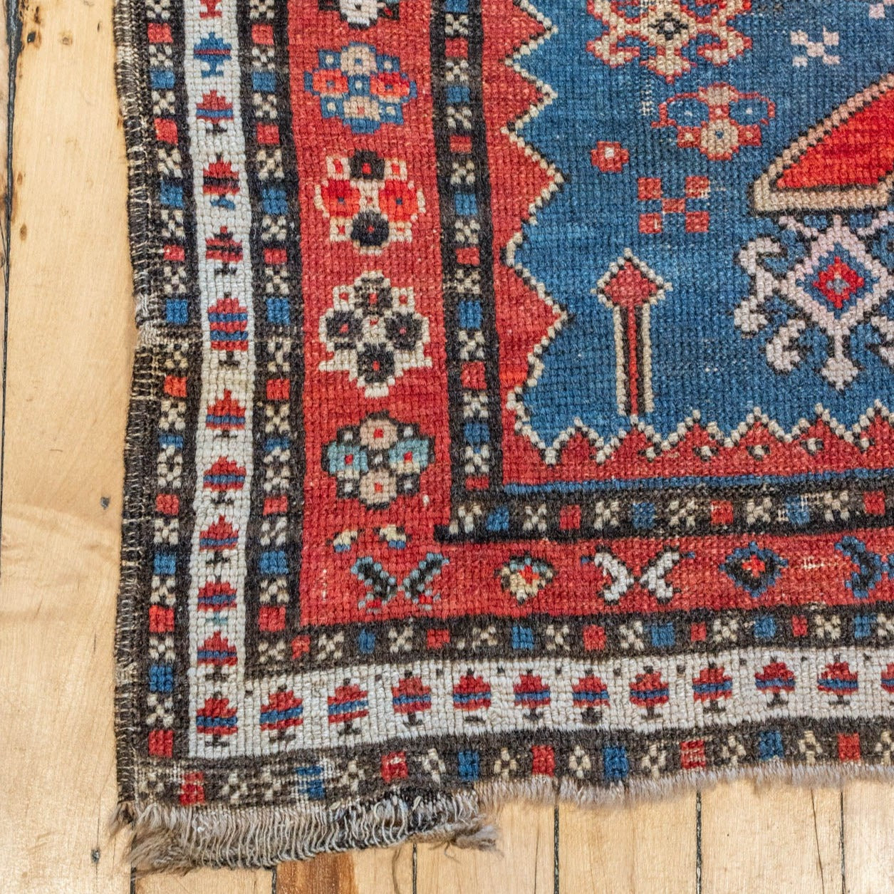 3'3 x 7'3 Antique Shirvan Kuba Rug - Rug & Weave