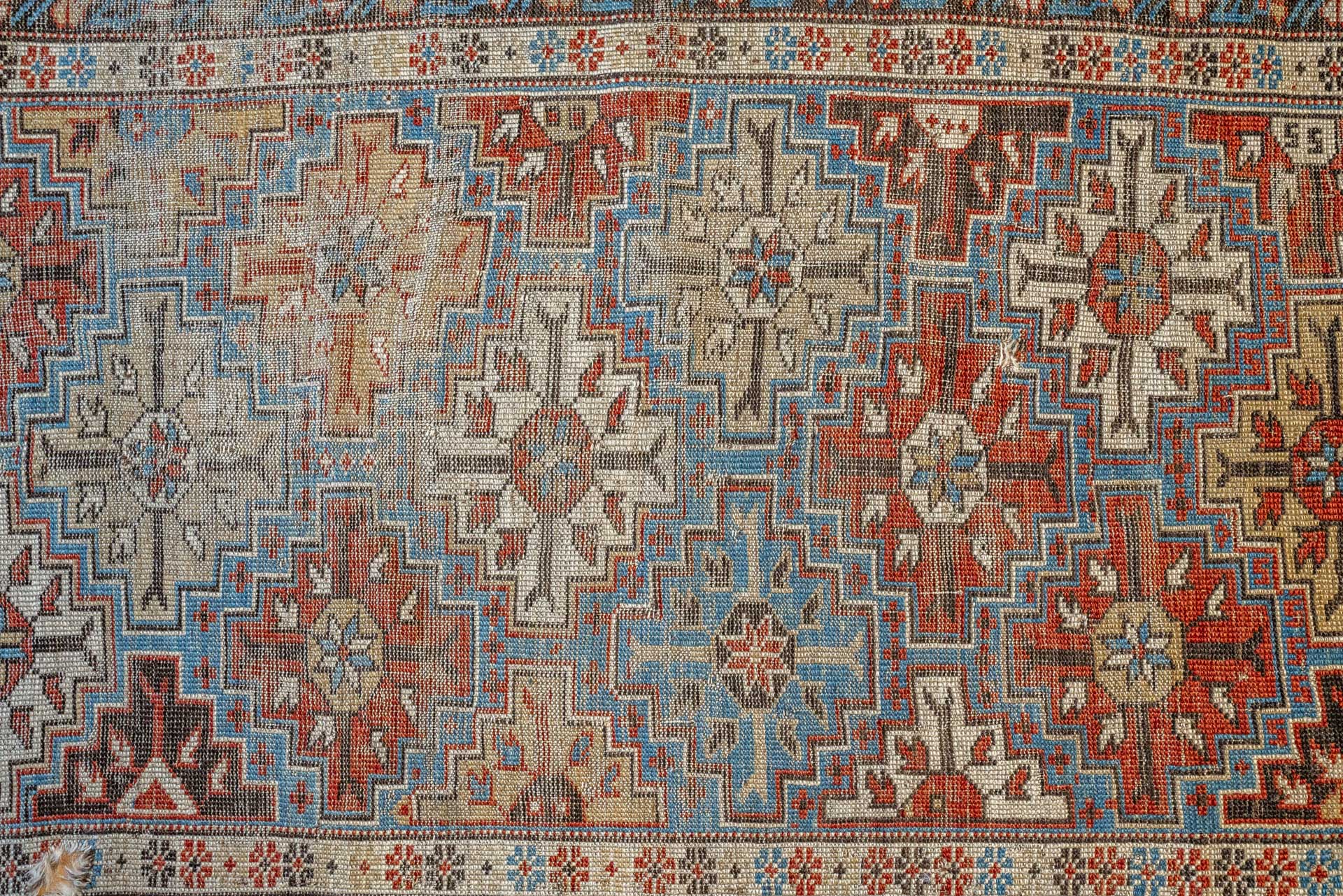 3'4 x 5'0 Antique Caucasian Rug - Rug & Weave