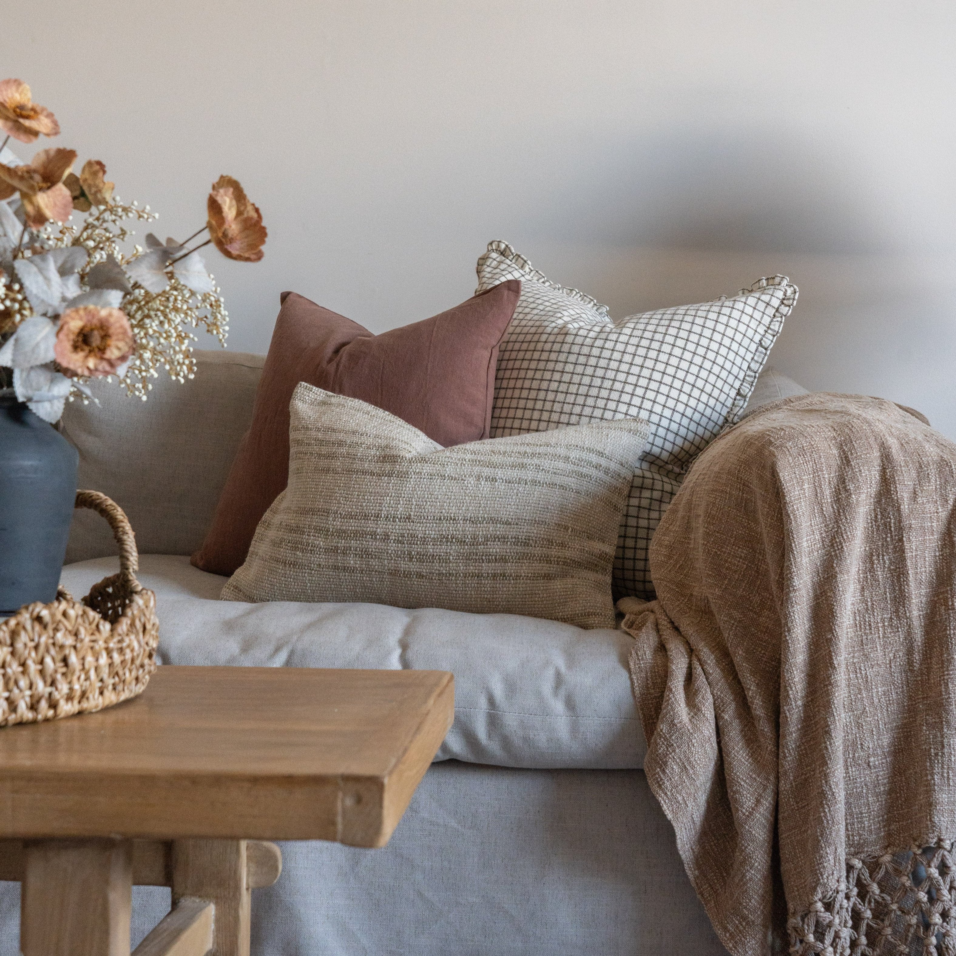 IN-STORE Brigette Romanek x Loloi Birch Lumbar Pillow Cover 1 - PILLOWS - essentials - neutral Loloi