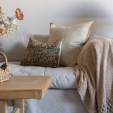 IN-STORE Amber Lewis x Loloi Aveline Ivory/Gold Pillow Cover 1 - PILLOWS - essentials - neutral Loloi