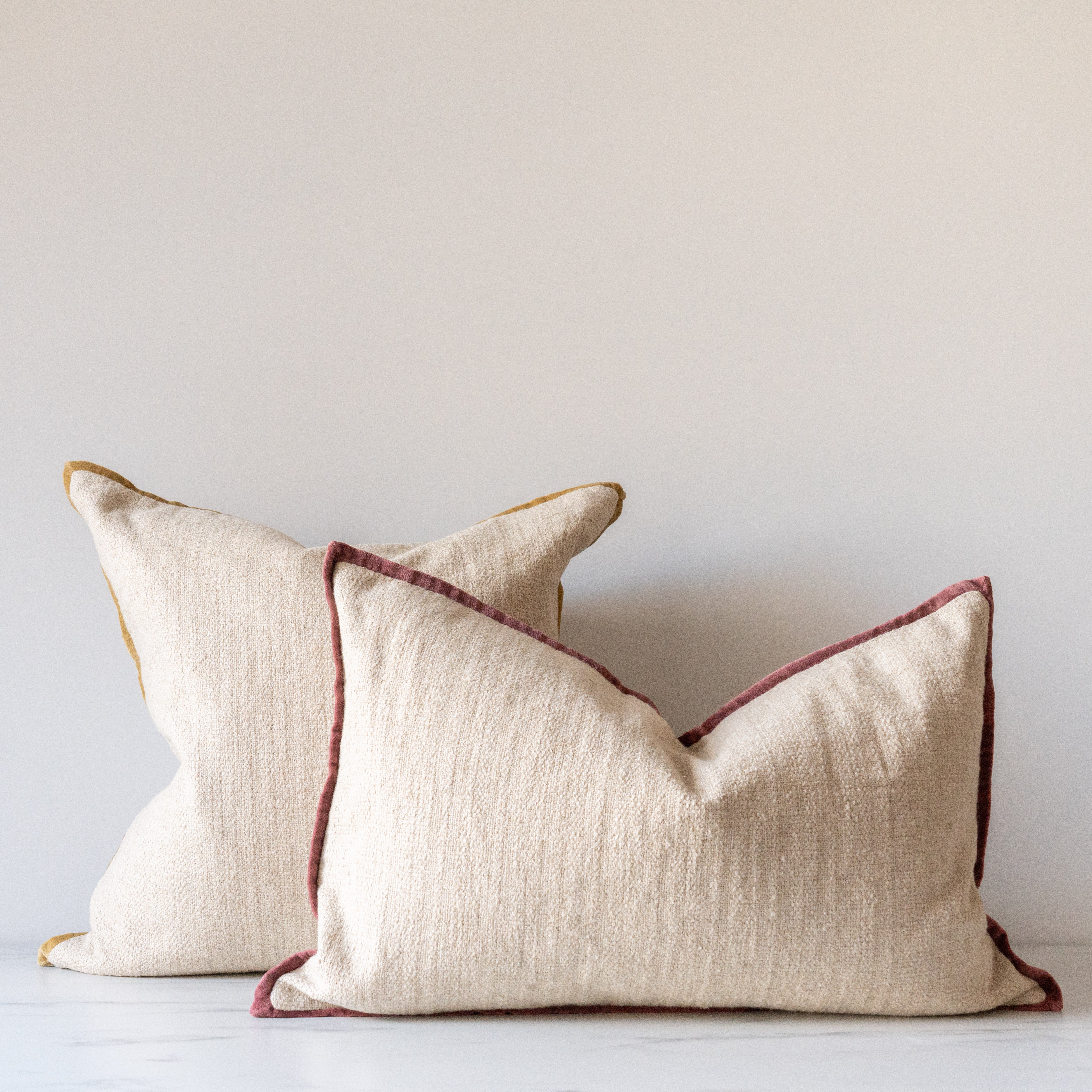 IN-STORE Amber Lewis x Loloi Aveline Ivory/Gold Pillow Cover 1 - PILLOWS - essentials - neutral Loloi