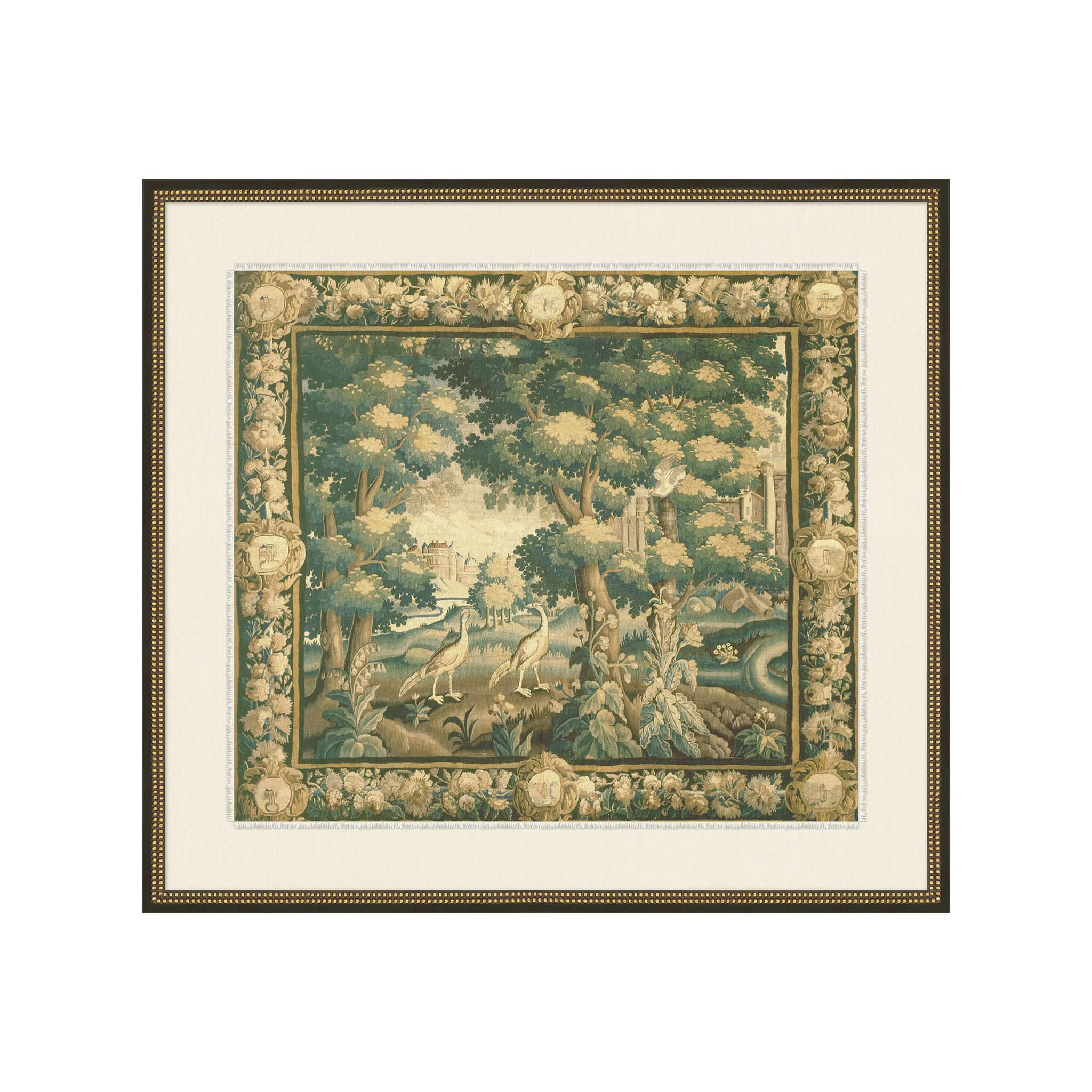 "The Woven Garden" Framed Art Print ARTWORK - framed art Wendover Art Group