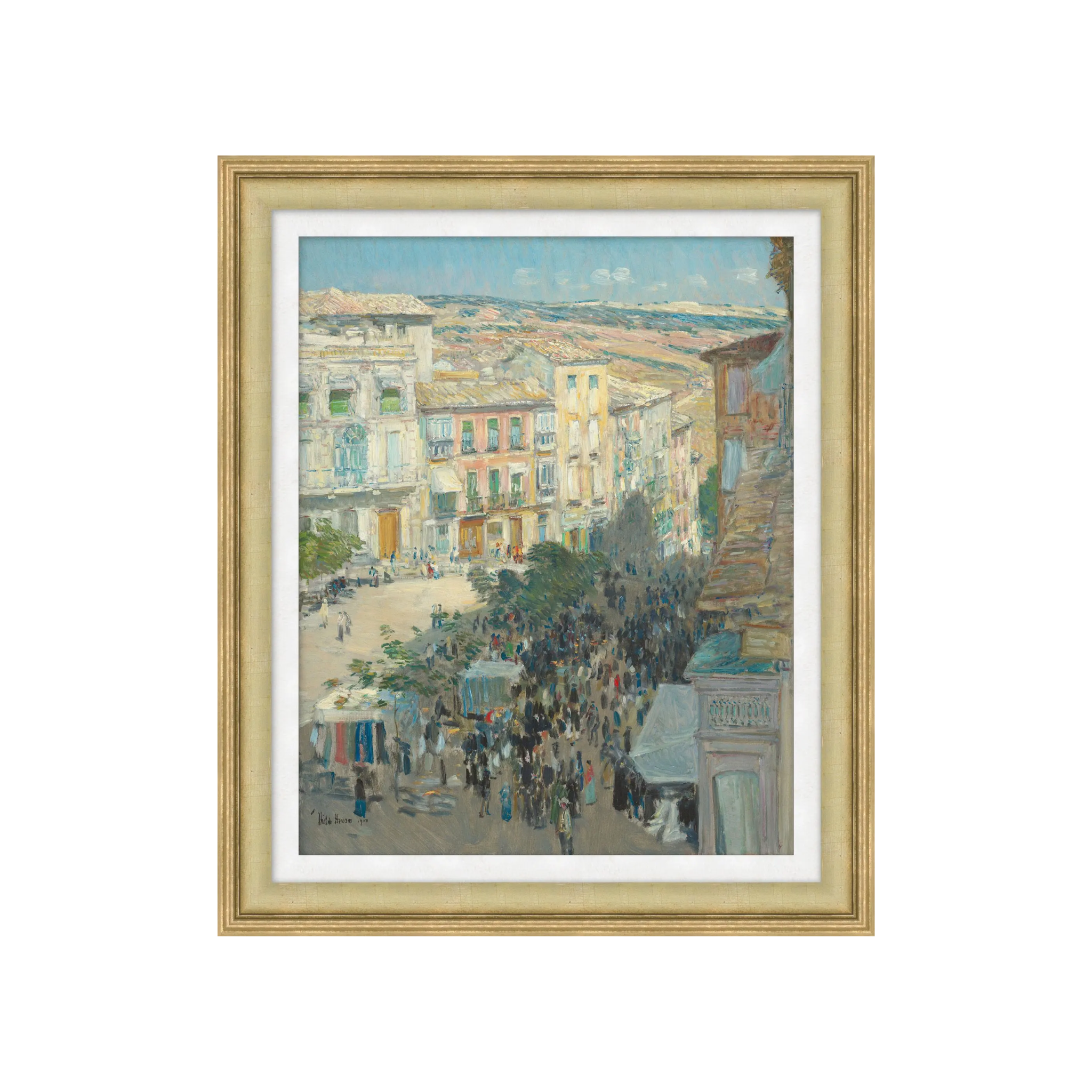 "Sunlit Streets" Framed Art Print ARTWORK - framed art Wendover Art Group
