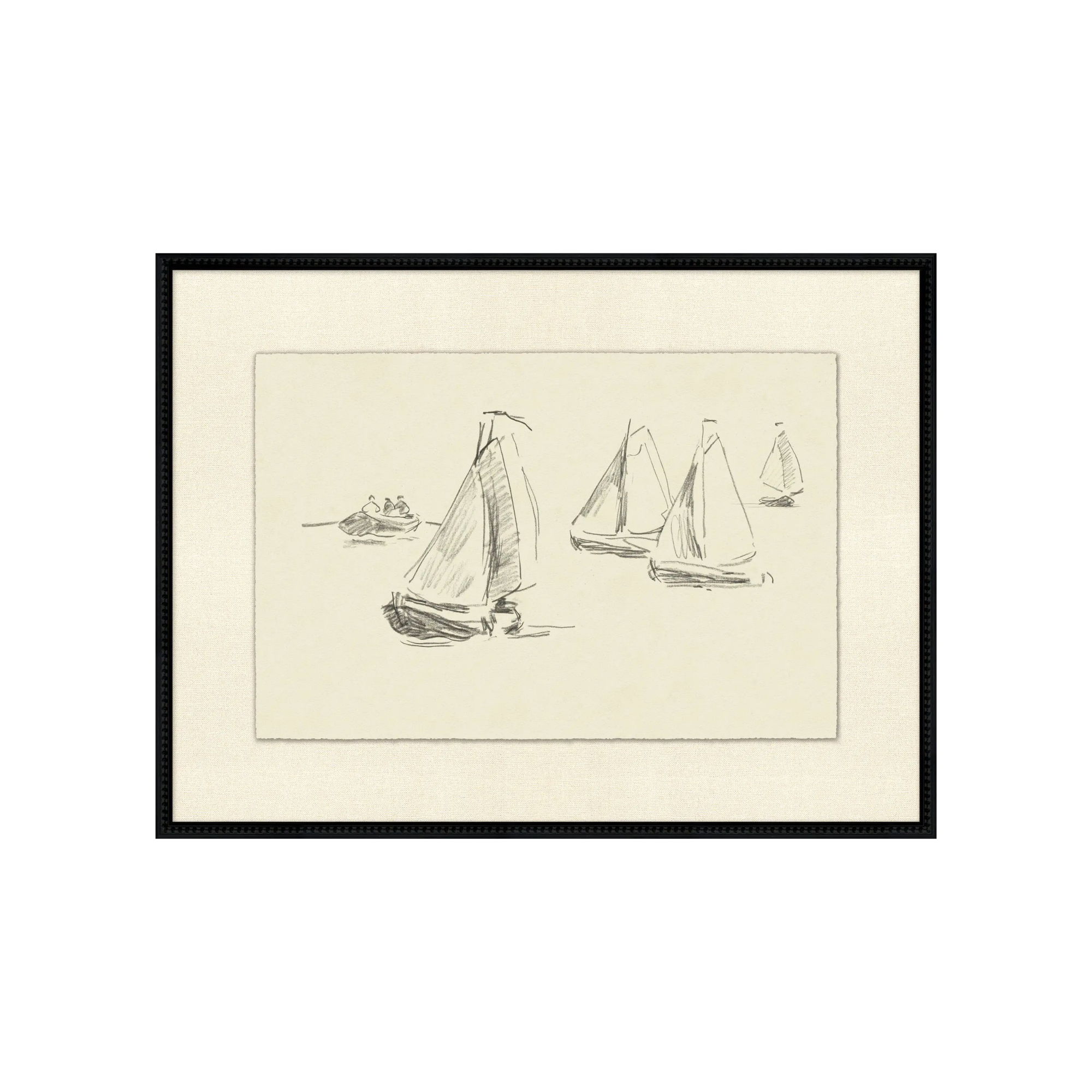 "Boats Near Marseille" Framed Art Print ARTWORK - framed art Wendover Art Group