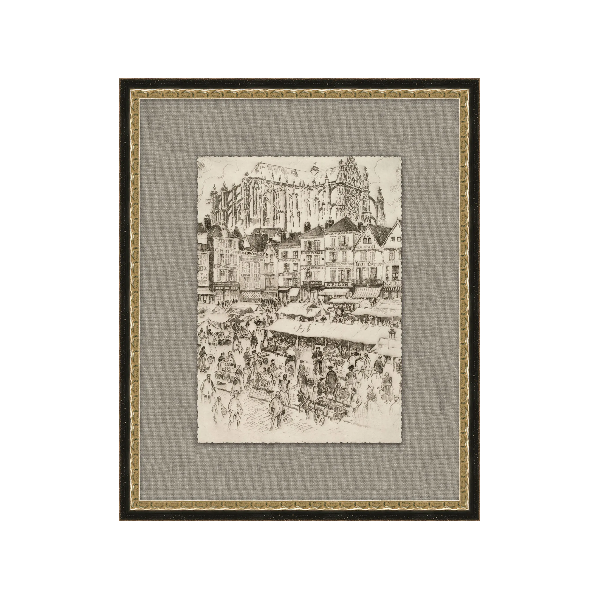 "Etched in History 9" Framed Art Print ARTWORK - framed art Wendover Art Group