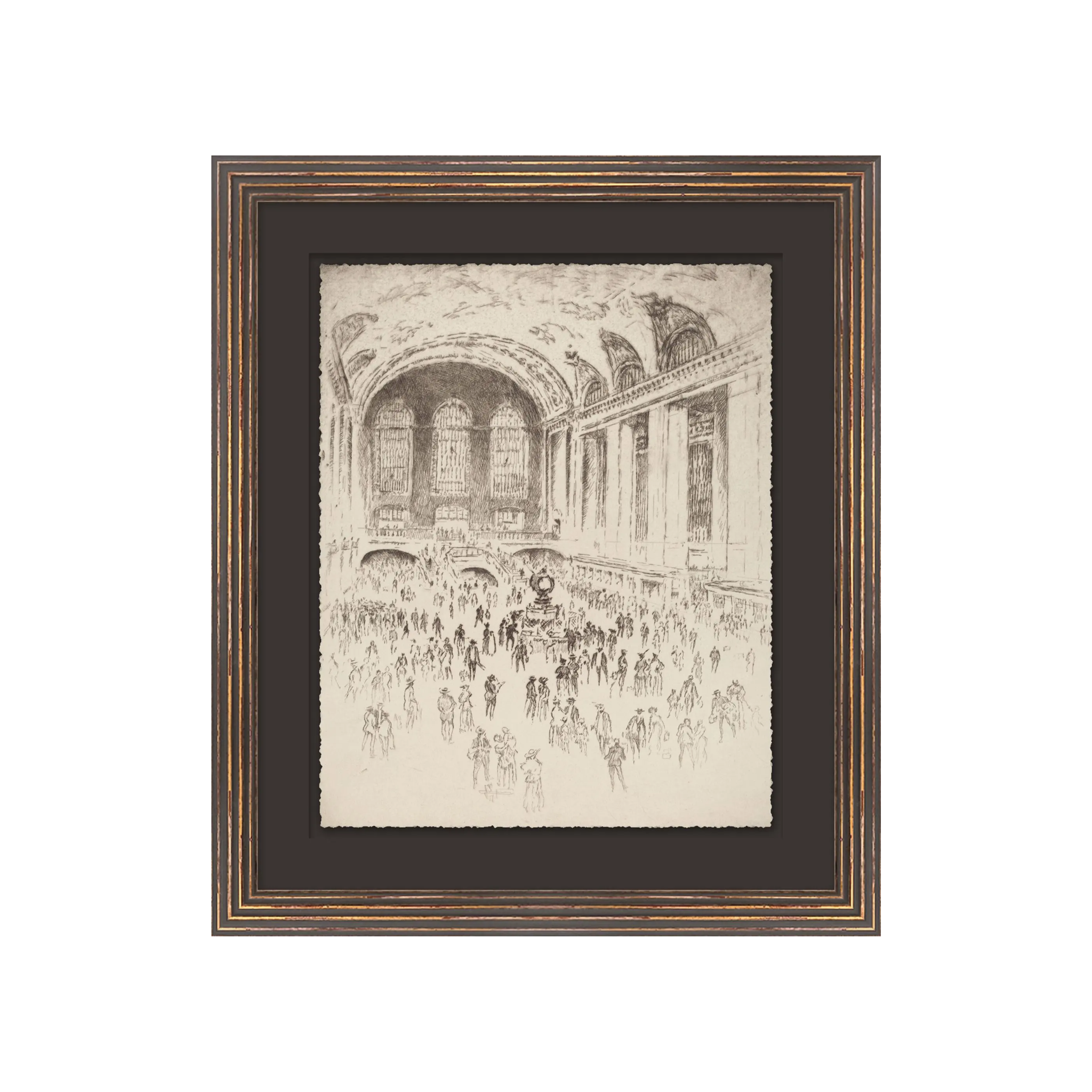 "Sketched in History 7" Framed Art Print ARTWORK - framed art Wendover Art Group