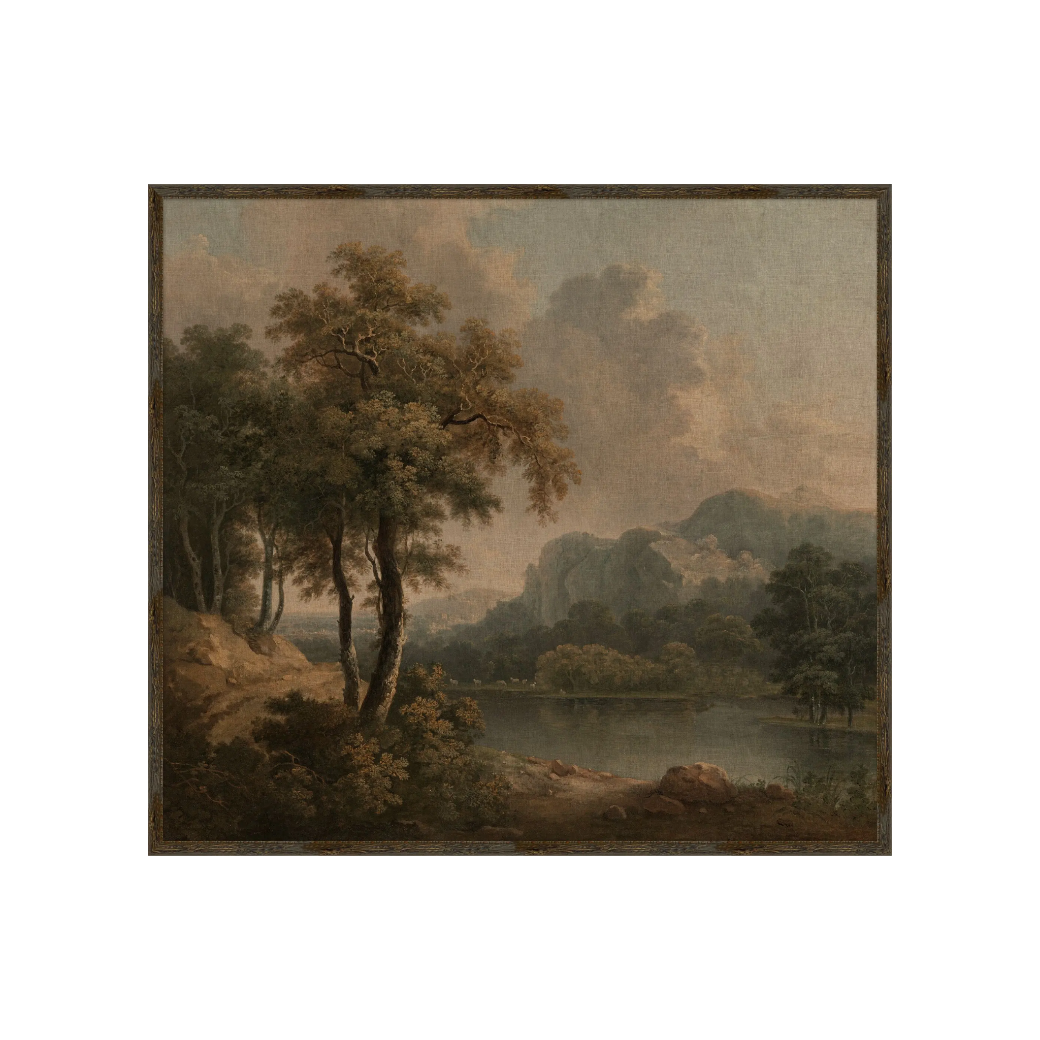 "Calm Lake" Framed Art Print ARTWORK - framed art Wendover Art Group