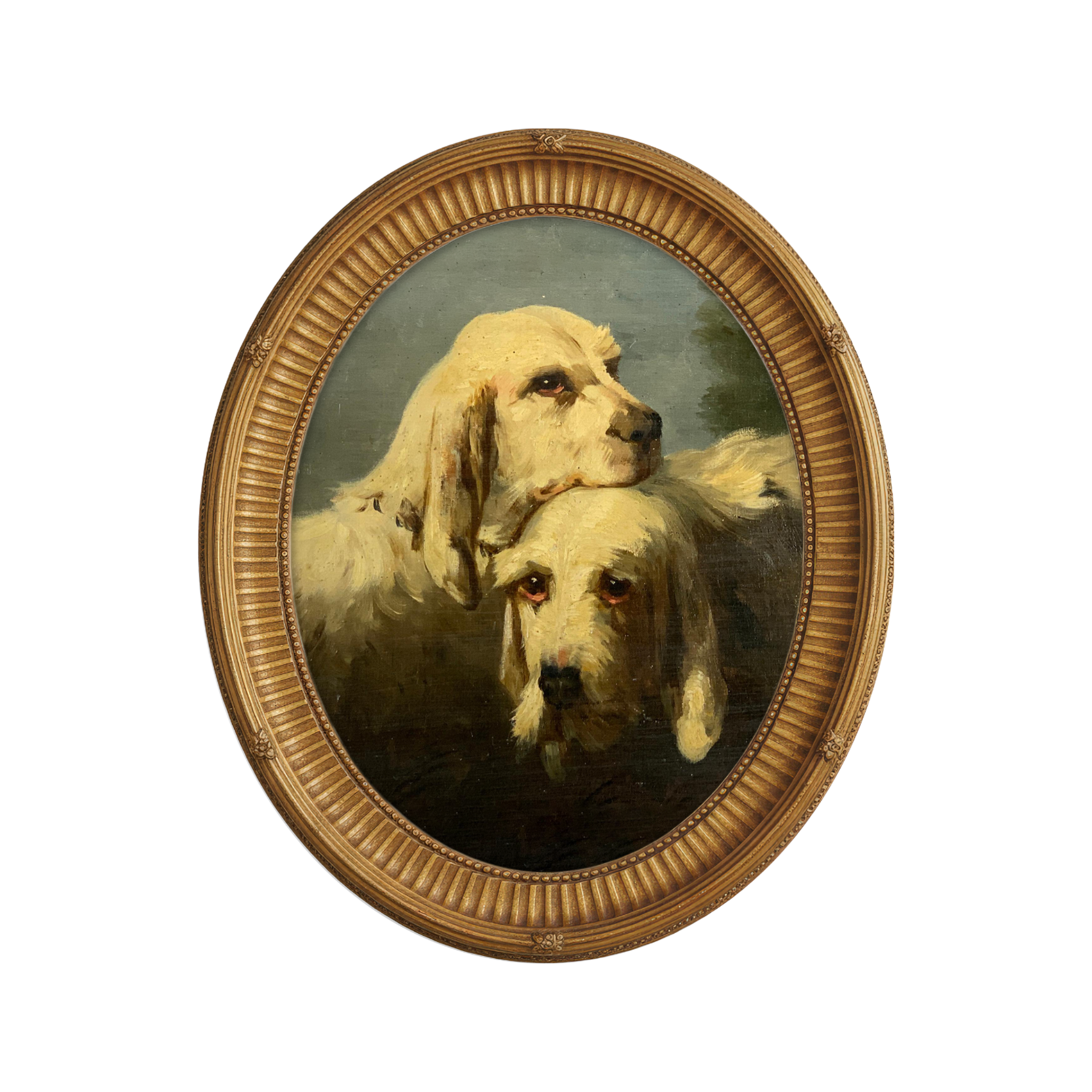 "Two Pups" Framed Art ARTWORK - framed art Wendover Art Group