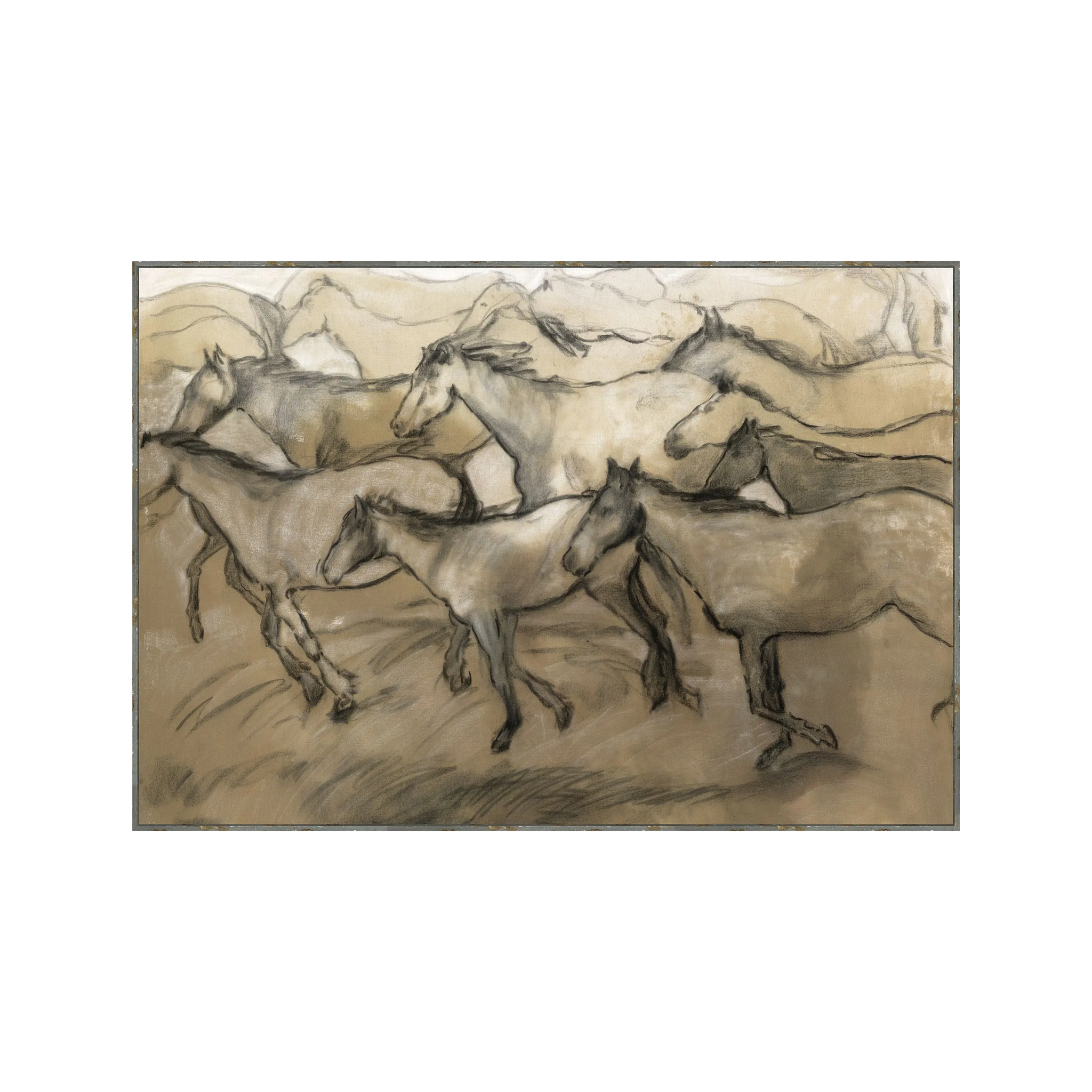 "Untamed" Framed Art Print ARTWORK - framed art Wendover Art Group