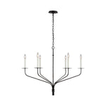Belfair Large Chandelier LIGHTING - chandelier Visual Comfort Aged Iron