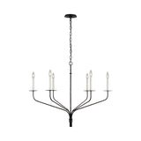 Belfair Large Chandelier LIGHTING - chandelier Visual Comfort Aged Iron