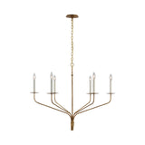 Belfair Large Chandelier LIGHTING - chandelier Visual Comfort Gilded Iron