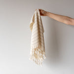 Misty Striped Bamboo Hand Towel - Rug & Weave