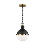 Hanks One Light Mini Pendant LIGHTING - pendant Visual Comfort Midnight Black