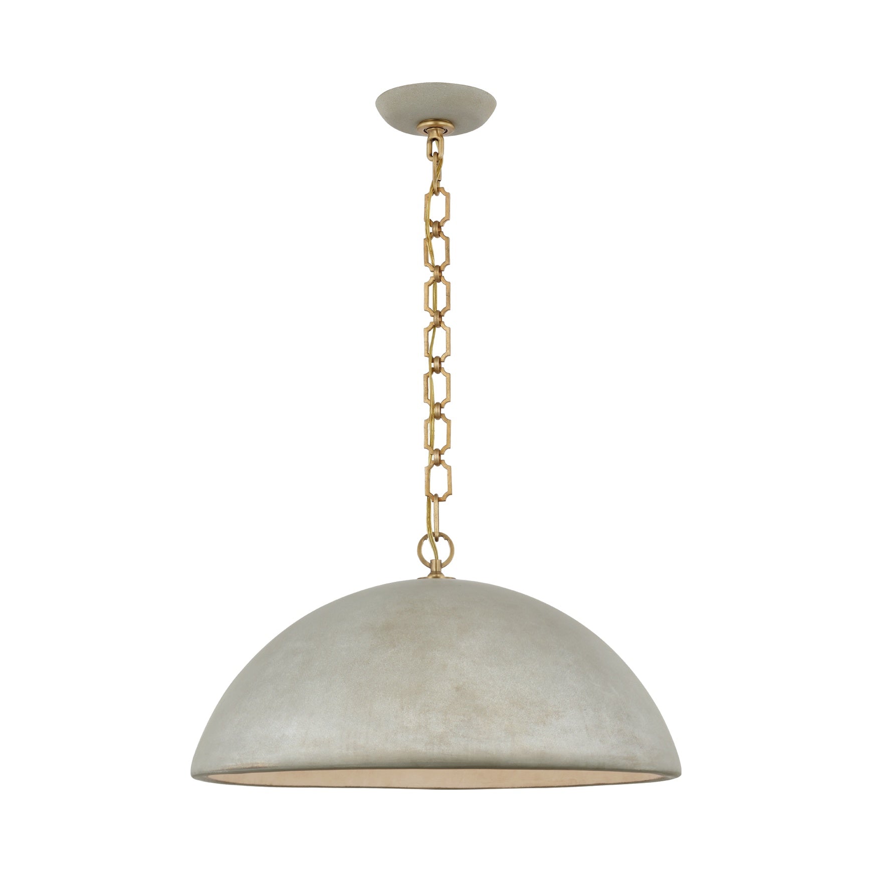 Elliot Extra Large Pendant LIGHTING - pendant Visual Comfort Portland Gray