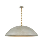 Elliot Oversized Pendant LIGHTING - pendant Visual Comfort Portland Gray