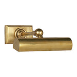 8" Cabinet Maker's Picture Light LIGHTING - picture light Visual Comfort Hand-Rubbed Antique Brass