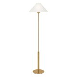 Hackney Floor Lamp LIGHTING - floor lamp Visual Comfort Hand-Rubbed Antique Brass
