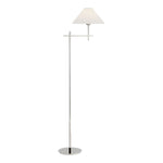 Hackney Bridge Arm Floor Lamp LIGHTING - floor lamp Visual Comfort Polished Nickel