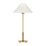 Hackney 24" Cordless Buffet Lamp LIGHTING - table lamp Visual Comfort Hand-Rubbed Antique Brass