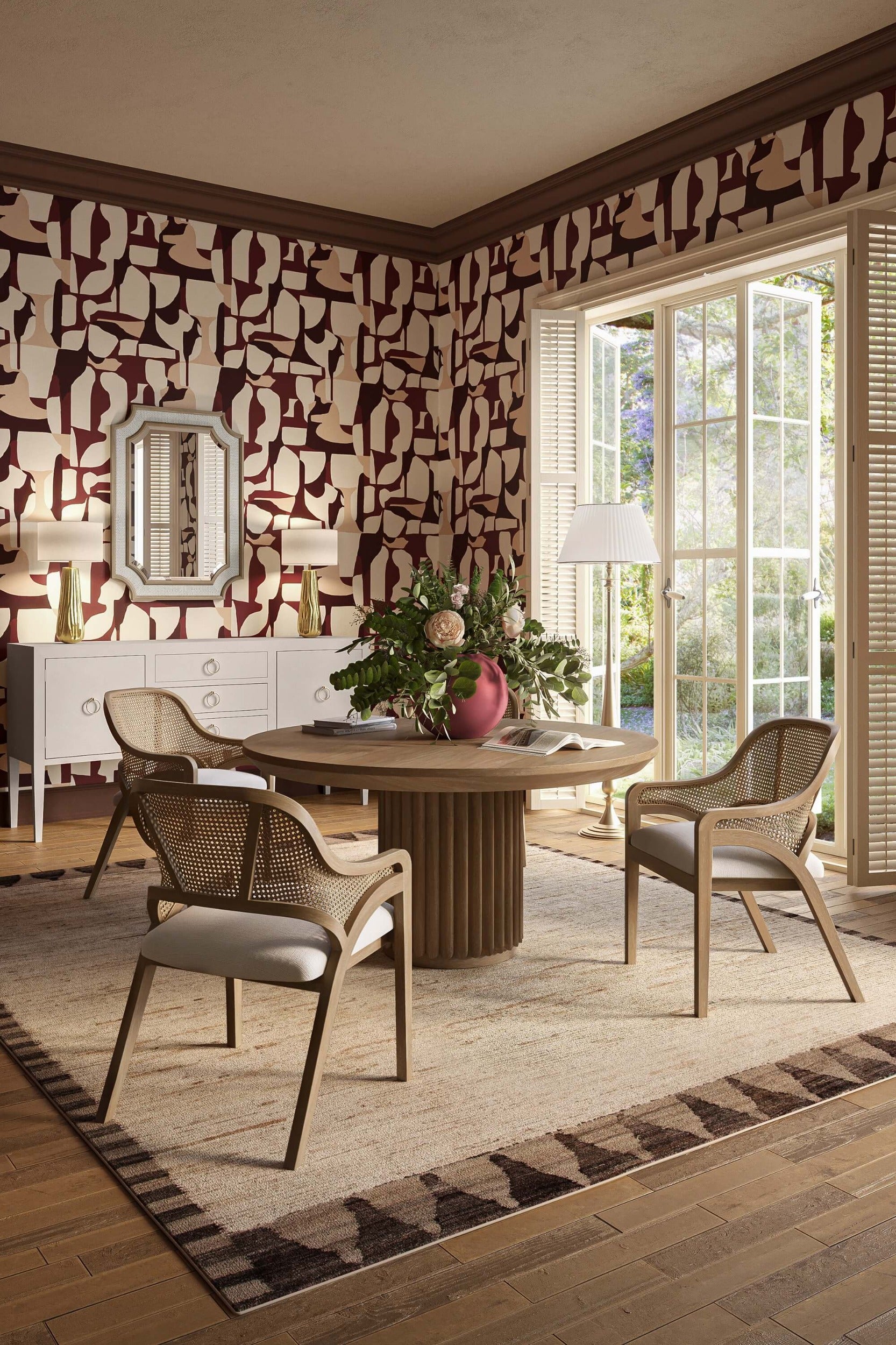 Porto 60" Round Dining Table FURNITURE - dining table Bramble