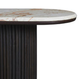 Alviano Breccia Marble Console Table FURNITURE - console table Renwil