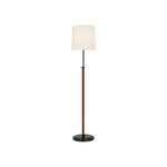 Bryant Wrapped Floor Lamp LIGHTING - floor lamp Visual Comfort - Signature Bronze and Saddle Leather