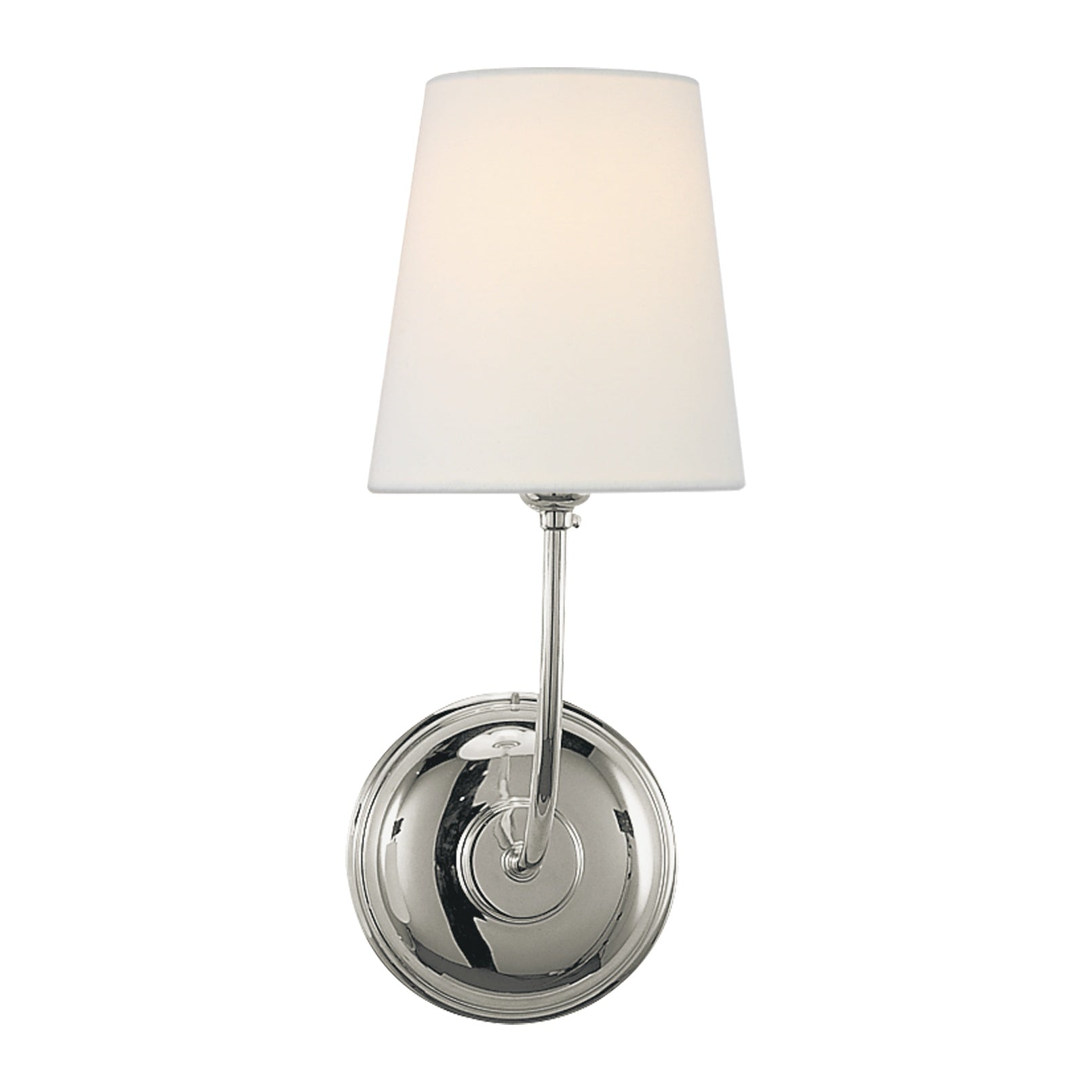Vendome Single Sconce LIGHTING - sconce Visual Comfort - Signature Polished Nickel