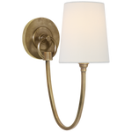 Reed Single Sconce LIGHTING - sconce Visual Comfort Hand-Rubbed Antique Brass