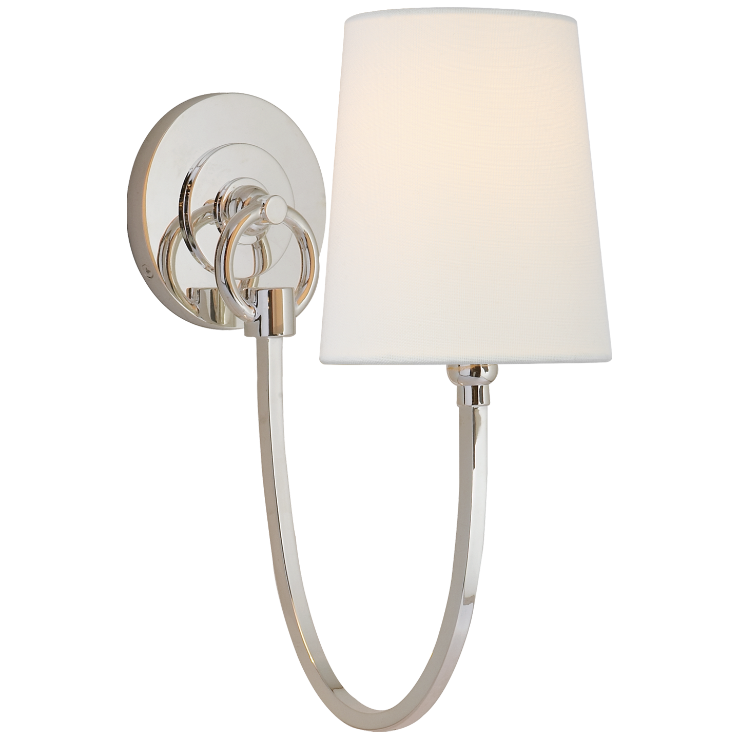 Reed Single Sconce LIGHTING - sconce Visual Comfort Antique Nickel