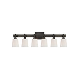 Bryant Six-Light Linear Bath Sconce LIGHTING - sconce Visual Comfort - Signature Bronze