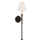 Piaf Large Tail Sconce LIGHTING - sconce Visual Comfort Aged Iron