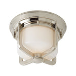Milton Short Flush Mount LIGHTING - flush mount Visual Comfort Polished Nickel