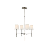 Bryant Small Chandelier LIGHTING - chandelier Visual Comfort - Signature Antique Nickel