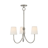 Reed Small Chandelier LIGHTING - chandelier Visual Comfort Antique Nickel